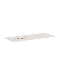 hansgrohe Xilesa E Konsole 54278780 1375x550mm, ohne Hahnloch, Ausschnitt links, sandbeige matt