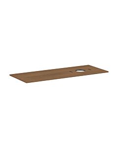 hansgrohe Xilesa E Konsole 54279550 1375x550mm, ohne Hahnloch, Ausschnitt rechts, Eiche Kaschmir