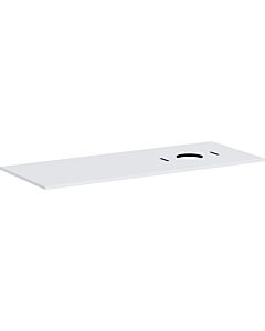 Console Xilesa E 54279700 hansgrohe , sans trou pour robinetterie, découpe à droite, blanc mat