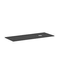 Console Xilesa E 54279760 hansgrohe , sans trou pour robinetterie, découpe à droite, gris ardoise mat