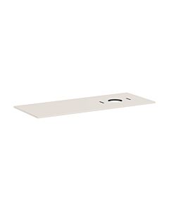 Console Xilesa E 54279780 hansgrohe , sans trou pour robinetterie, découpe à droite, beige sable mat