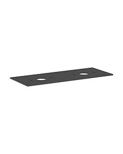 hansgrohe Xilesa E console 54280760 1375x550mm, without tap hole, 2 cutouts, slate grey matt