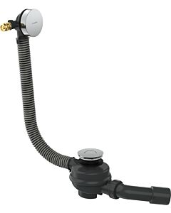 hansgrohe Flexaplus Ab- und Überlaufgarnitur 58154000 chrom, Komplettset, für Badewanne