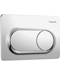 hansgrohe iFrame Original S Betätigungsplatte 66002000 für 2-Mengen-Spülung, Kunststoff, chrom