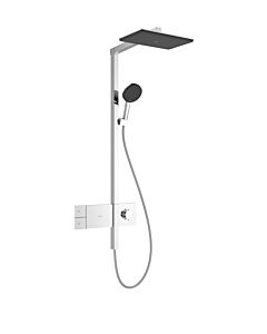 Système de douche hansgrohe Raindance Alive Q 24581000 2000 jet économiseur d&#39;eau avec ShowerSelect Comfort , EcoSmart, 8 l/min, chromé