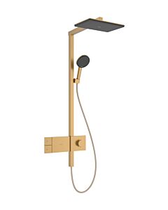 hansgrohe Raindance Alive Q Duschsystem 24581140 1 Strahlart wassersparend mit ShowerSelect Comfort, EcoSmart, 8 l/min, brushed bronze