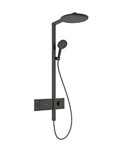 hansgrohe Raindance Alive S Duschsystem 24582340 1 Strahlart mit ShowerSelect Comfort, brushed black chrome