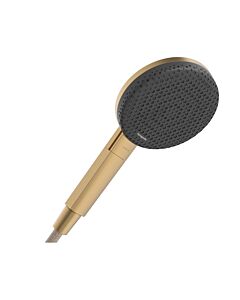 hansgrohe Raindance Alive Select S 24511140 pommeau de douche à économie d&#39;eau, 125 mm, 3 modes de jet, bronze brossé