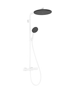 hansgrohe Raindance Alive S Puro Showerpipe 24594700 1 Strahlart, EcoSmart+, 6 l/min, matt weiß