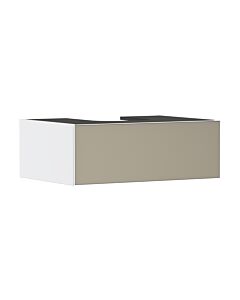 hansgrohe Xevolos E Waschtischunterschrank 54310390 780x550x275mm, 1 Schublade, mattweiß, bronze Struktur