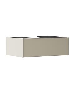 Meuble vasque Hansgrohe Xevolos E 54311390 780 x 550 x 275 mm, 1 tiroir, beige sable mat, structure bronze