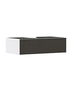 hansgrohe Xevolos E Waschtischunterschrank 54313660 980x550x275mm, 1 Schublade, mattweiß, Textil dunkelgrau
