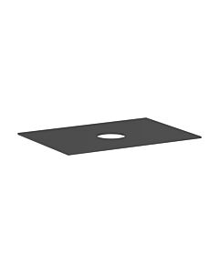hansgrohe Xevolos E Konsole 54328760 780 x 550 mm, schiefergrau matt, Ausschnitt mittig