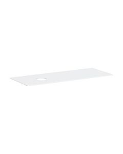 Console Hansgrohe Xevolos E 54333700 1370 x 550 mm, découpe à gauche, blanc mat