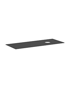 Console Hansgrohe Xevolos E 54334760 1370x550mm, découpe à droite, gris ardoise mat