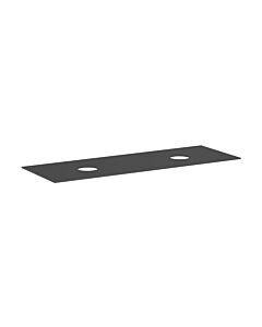 hansgrohe Xevolos E Konsole 54335760 1570 x 550 mm, schiefergrau matt, 2 Ausschnitte