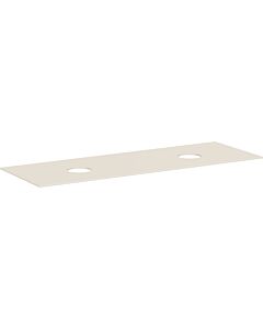 hansgrohe Xevolos E Konsole 54335780 1570 x 550 mm, sandbeige matt, 2 Ausschnitte