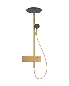 hansgrohe Raindance Alive S Duschsystem 24595140 2 Strahlarten mit ShowerSelect Comfort, brushed bronze