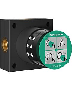 Corps de base hansgrohe 24573180 pour pommeau de douche 2 types de jets