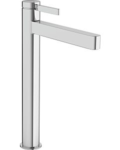 hansgrohe Finoris levier unique mitigeur lavabo 76072000 avec ouverture par poussée garniture de vidange , saillie 208 mm, chromé