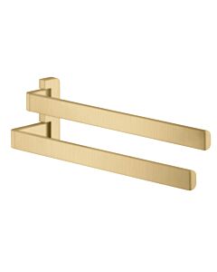 hansgrohe Axor towel rail 42821250 409mm, 2-arm, pivoting, brushed gold optic