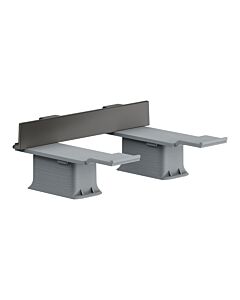 hansgrohe Axor jeu d&#39;adaptateurs 42870340 chrome noir brossé