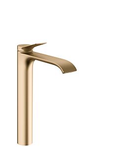 hansgrohe Vivenis Waschtischarmatur 75040140 mit Zugstangen-Ablaufgarnitur, brushed bronze