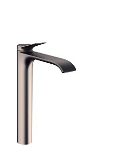 Mitigeur lavabo Hansgrohe Vivenis 75040340 avec bonde clic-clac, finition chrome noir brossé
