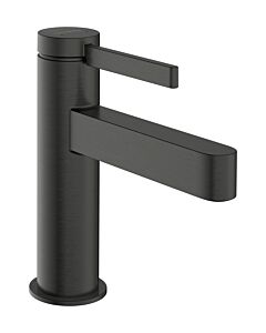 Mitigeur lavabo Hansgrohe Finoris 76010340 avec bonde à ouverture par pression, finition chrome noir brossé