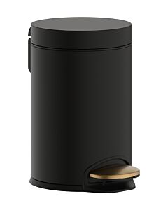 hansgrohe AddStoris pedal bin 41775140 capacity 3 l, freestanding, brushed bronze