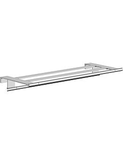 Porte-serviettes mural hansgrohe AddStoris S 41781000 avec barre porte-serviettes, chromé