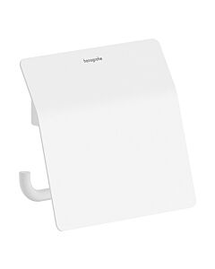 Porte-papier toilette Hansgrohe AddStoris S 41783700 avec couvercle, blanc mat