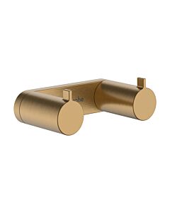 Porte-serviettes mural hansgrohe AddStoris S 41785140, 2 crochets, bronze brossé