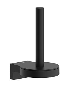 Porte-rouleau de papier toilette de rechange hansgrohe AddStoris S 41786670, fixation murale, noir mat