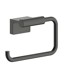 hansgrohe AddStoris S toilet paper holder 41788340 without lid, brushed black chrome