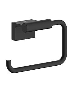 Porte-papier toilette Hansgrohe AddStoris S 41788670 sans couvercle, noir mat