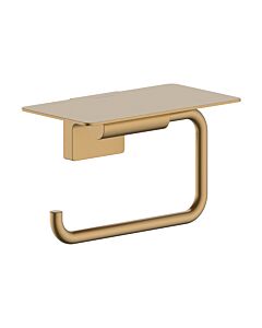 Porte-papier toilette Hansgrohe AddStoris S 41789140 avec étagère, bronze brossé