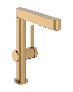 Mitigeur lavabo Hansgrohe Finoris 230 76060140 avec bec pivotant, bonde à ouverture par pression, bronze brossé