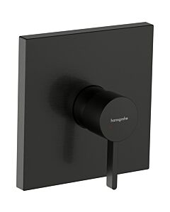 Kit d&#39;installation Hansgrohe Finoris 76615340 pour mitigeur de douche encastré, 1 sortie, chrome noir brossé