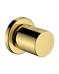 hansgrohe Zesis S shut-off valve 74997990 concealed, polished gold optic