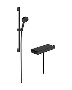hansgrohe Activera Select S Brausesystem 28087670 95 mm Brausekopf, 2jet, Aufputz, matt schwarz