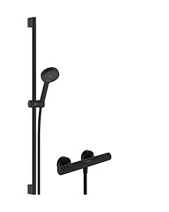 hansgrohe Activera Select S Brausesystem 28086670 95 mm Brausekopf, 2jet, Aufputz, matt schwarz