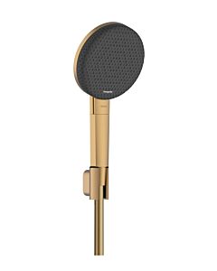 Ensemble de douche Hansgrohe Raindance Alive Select S 24612140 : pommeau de douche 125 mm, flexible de douche, 3 jets, bronze brossé