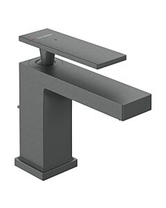 hansgrohe Tecturis E Einhebel-Waschtischarmatur 73001340 Ausladung 122mm, ohne Ablaufgarnitur, brushed black chrome