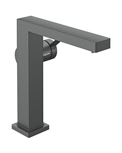 hansgrohe Tecturis E Einhebel-Waschtischarmatur 73040340 Ausladung 157mm, mit Push-Open-Ablaufgarnitur, brushed black chrome