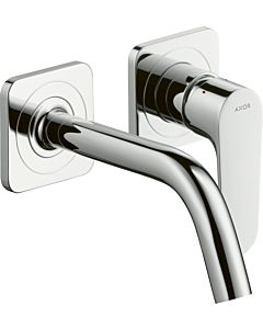 hansgrohe Waschtisch Armatur AxorCitterioM 3411300 Unterputz, mit Rosetten, kurzer Auslauf, chrom
