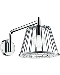 douche de tête hansgrohe Axor LampShower 26031000 275mm, avec bras de douche, montage mural, chromé