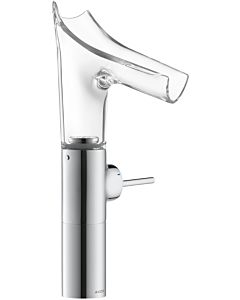 hansgrohe Axor Starck V 220 Waschtischarmatur 12114000, chrom, Glasauslauf, Joystick