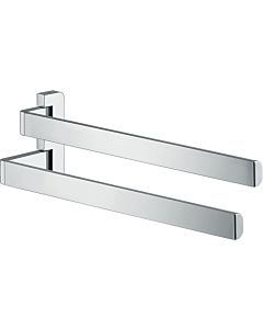 hansgrohe Axor towel rail 42821800 409mm, 2-armed, swivelling, stainless steel look