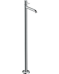hansgrohe Axor Uno Finishing set 38037800 Wash basin mixer, floor-standing, with loop handle, without waste set, stainless steel look